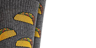 Bar III Men's Taco Socks Dark Gray Size Regular