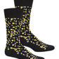 Alfani Men's Pixel Socks Black Size Regular
