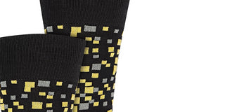 Alfani Men's Pixel Socks Black Size Regular