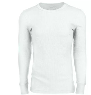 Alfani Men's Thermal Shirt White Size Small