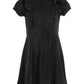 Epic Threads Toddler Girls Ruffle-Front Velvet Dress Black Size 4T