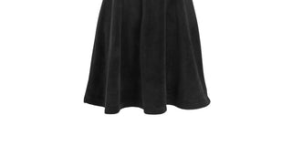 Epic Threads Toddler Girls Ruffle-Front Velvet Dress Black Size 4T