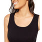 Alfani Women's Sleeveless Scoop Neck Sweater Black Size Large