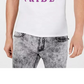 INC International Concepts Men's Rainbow Pride Graphic T-Shirt White Size XXX-Large