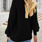 Style & Co Women's Long Sleeve Turtle Neck Blouse Sweater Black Size Petite Large