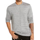 Alfani Men's Crinkle Textured T-Shirt Grey Size X-Large