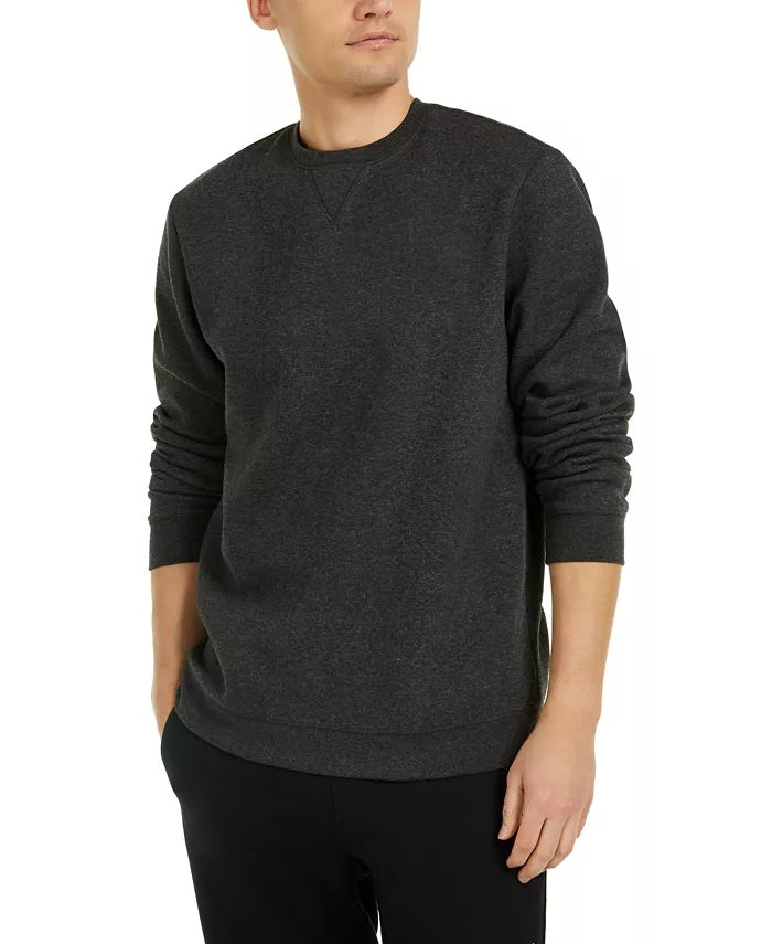 ID Ideology Men's Fleece Sweatshirt Grey Size Medium