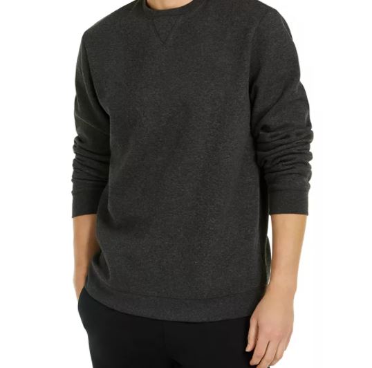 ID Ideology Men's Fleece Sweatshirt Grey Size XX-Large