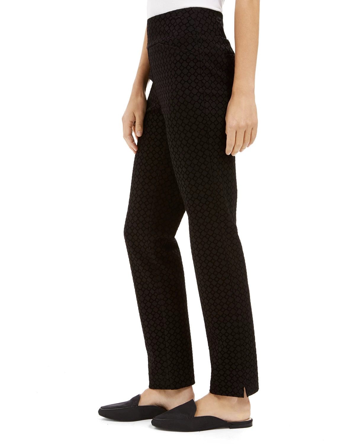 Charter Club Women's Pull-On Tummy Control Pants Black Size 4