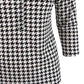 Charter Club Women's 3/4 Sleeve Printed Polo Top Black Size X-Large