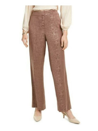 Alfani Women's Wide-Leg Pants Brown Size 10