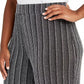 JM Collection Women's Plus Size Metallic Soft Pants  Black Size 3X