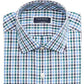 Club Room Men's Regular-Fit Stretch Wrinkle-Resistant Gingham Dress Shirt Size 17x34-35