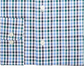Club Room Men's Classic/Regular-Fit Stretch Wrinkle-Resistant Gingham Dress Shirt Navy Size 15.5X34-35