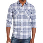 American Rag Men's Mitch Grindle Plaid Shirt Navy Size Extra Large
