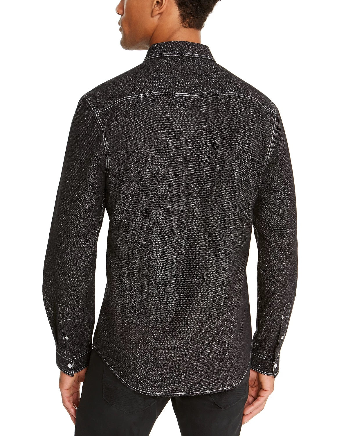 INC International Concepts Men's Lambert Shirt Black Size Small