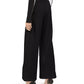 INC International Concepts Women's Petite Studded Crepe Wide-Leg Pants Black Size Petite Large