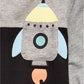 First Impressions Baby Boys Rocket Print Pocket T-Shirt Black Size 24MOS