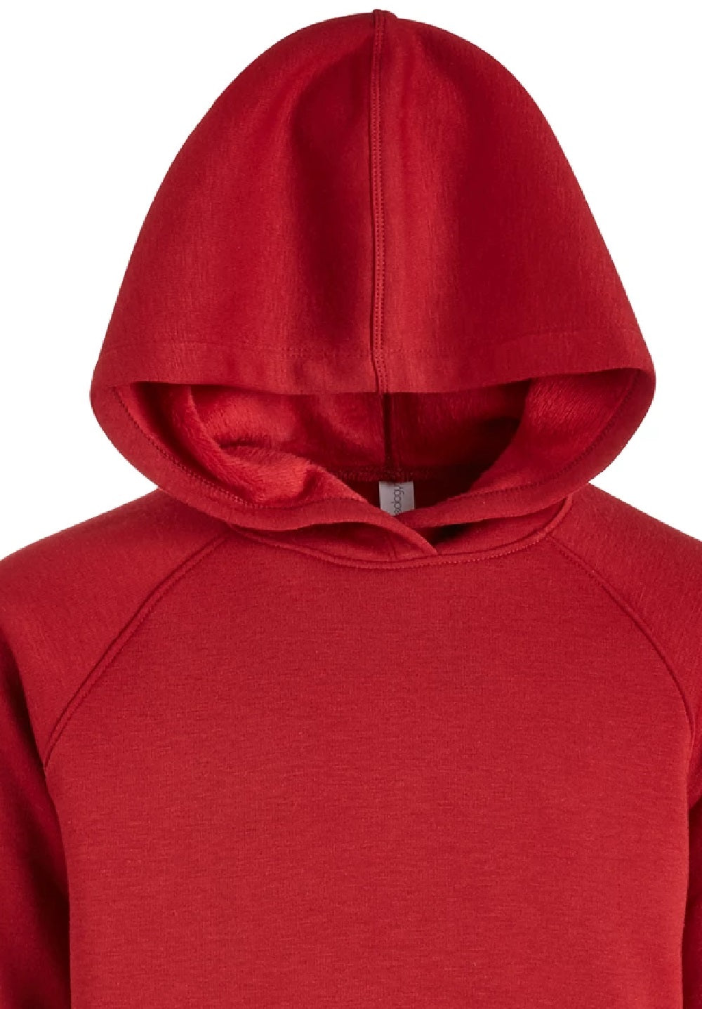 Ideology Big Girls Solid Hoodie Wine Size Small