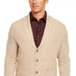 Tasso Elba Men's Cashmere Button Cardigan Brown Size Small