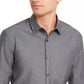 Alfani Men's Classic-Fit Solid Shirt Gray Size Small