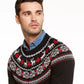 Charter Club Men's Fair-Isle Family Family Sweater Black Size Large