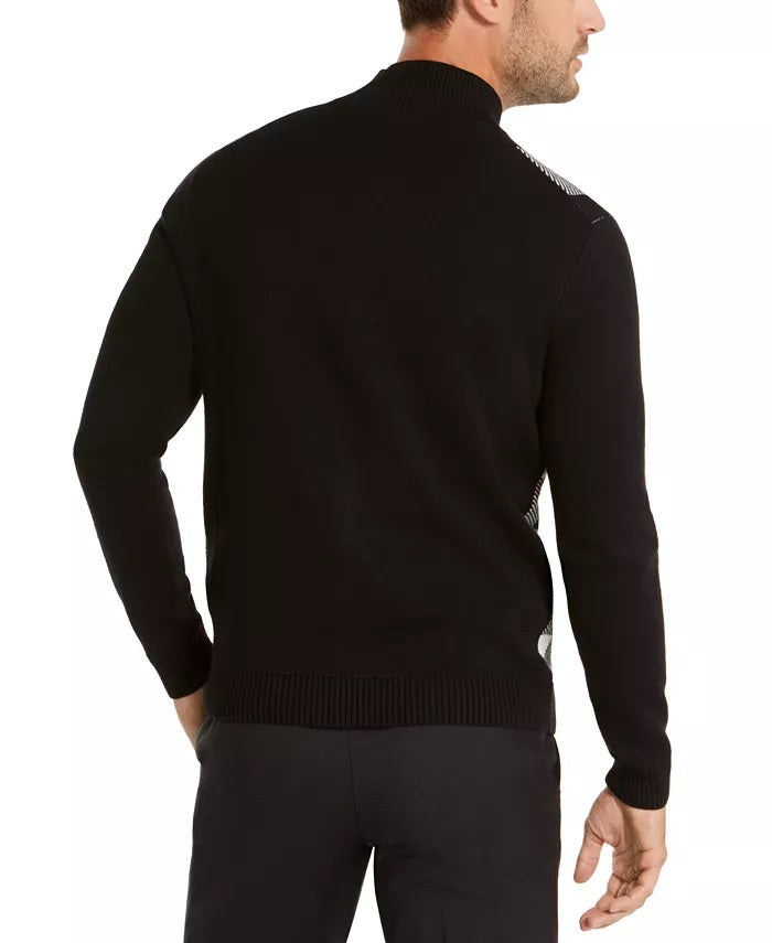 Charter Club Men's Buffalo Check Family Sweater Natural Size Small