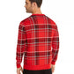 Charter Club Men's Plaid Family Family Sweater Red Size X-Large