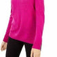 INC International Concepts Women's Embellished Keyhole Sweater Pink Size X-Small