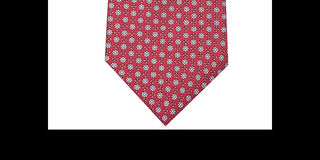 Club Room Men's Classic Floral Neat Silk Tie Red Size Regular
