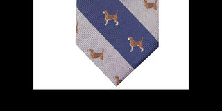 Club Room Men's Classic Beagle Stripe Tie Navy Size Regular