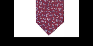 Bar III Men's Penrose Skinny Floral Tie Red Size Regular