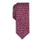 Bar III Men's Penrose Skinny Floral Tie Wine Size Regular