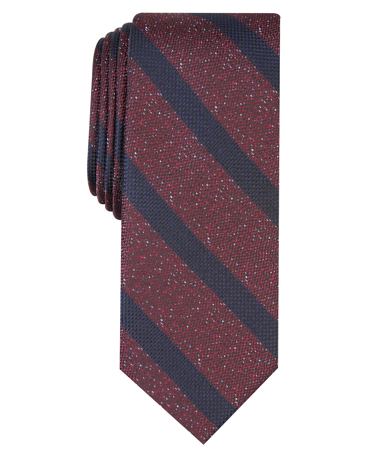 Bar III Men's Hayden Stripe Tie Red Size Regular