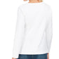 Karen Scott Women's Lace-Up French Terry Sweatshirt White Size X-Small
