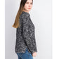 Style & Co Women's Marled Eyelash-Texture Sweater Black Size Extra Large
