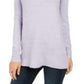 Style & Co Women's Lurex Cowl-Neck Sweater Purple Size XX Large