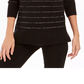 Style & Co Women's Lurex Cowl-Neck Sweater Blue Size Small