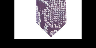 INC International Concepts Men's Skinny Viper Tie Purple Size Regular