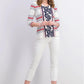 Charter Club Women's Mixed-Print V-Neck Tunic White Size Extra Large