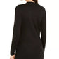 INC International Concepts Women's Chain-Detail Completer Sweater Black Size X-Small