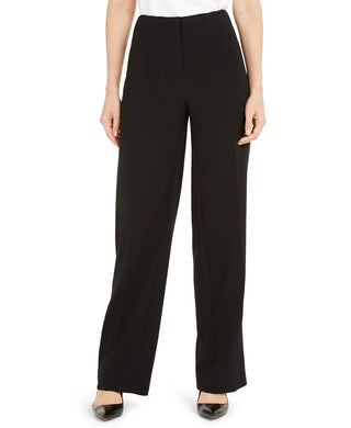 Alfani Women's Pleated-Waist Trousers Black Size 10