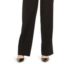 Alfani Women's Pleated-Waist Trousers Black Size 10
