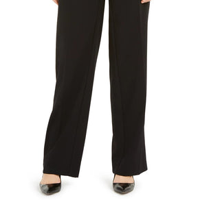 Alfani Women's Pleated-Waist Trousers Black Size 6