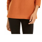 Alfani Women's Cotton Pointelle Poncho Sweater Black Size Large