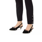 JM Women's Collection Tummy-Control Pull-On Button-Hem Pants Black Size Medium