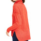 Bar III Women's Becca Tilley X Turtleneck High Low Sweater Red Size Small
