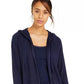 Style & Co Women's French Terry Hoodie Navy Size X-Small