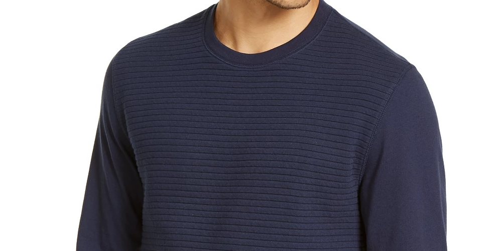 INC International Concepts Men's Ottoman T-Shirt Blue Size X-Small