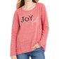 Style & Co Women's Joyful Graphic Sweatshirt Red Size X-Small